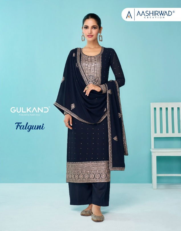 Aashirwad Gulkand Falguni  Festive Wear Wholesale Salwar Kameez Collection 